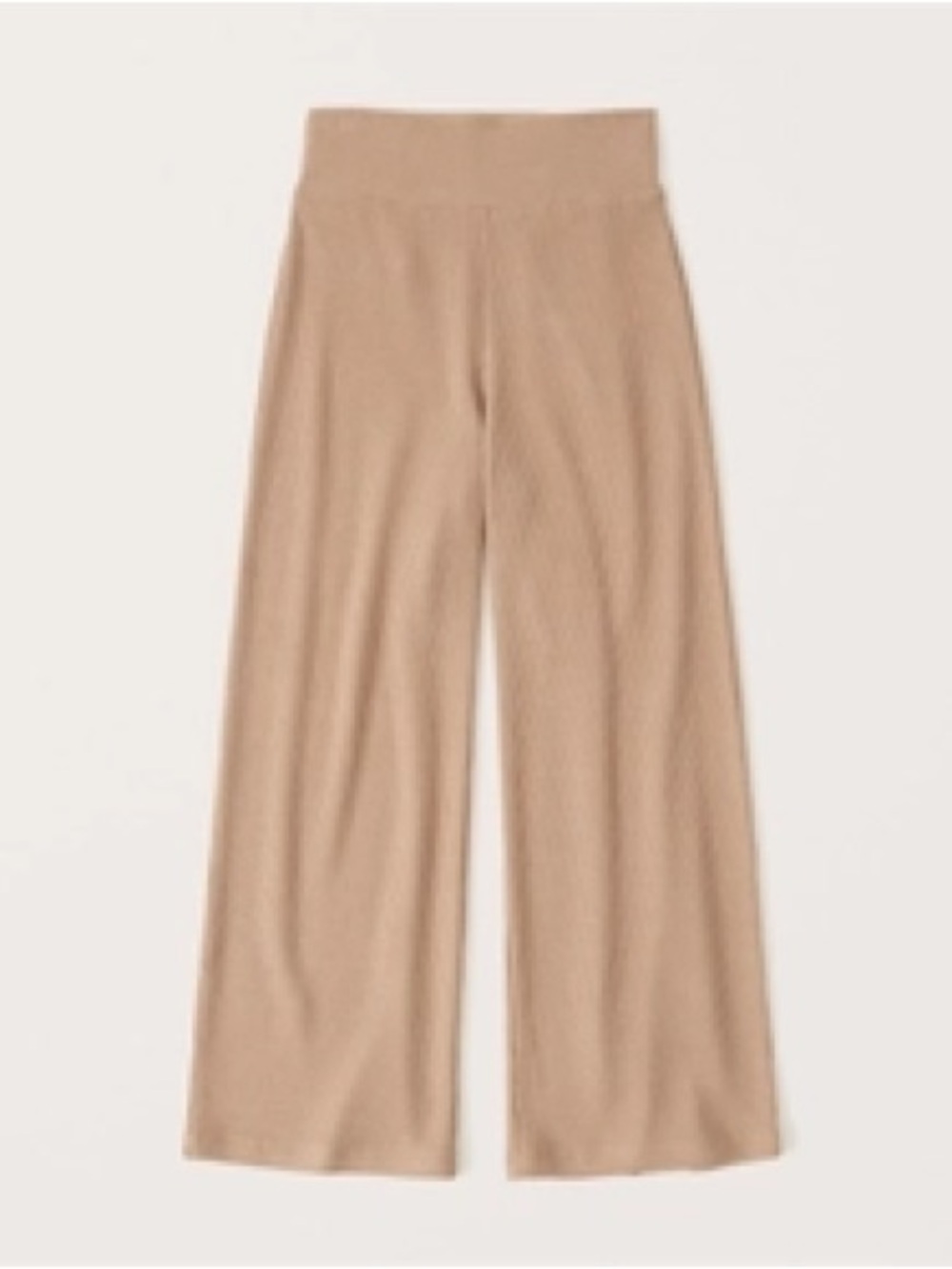 Abercrombie & Fitch Waffle Lounge Wide Leg Pants and Henley Tee Set - Picture 2 of 9